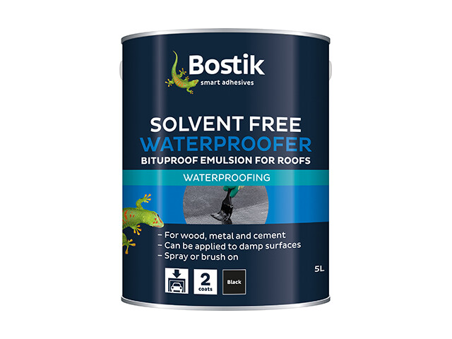 Bostik Solvent Free Waterproofer for Roofs 5L Black - 30811685.jpg