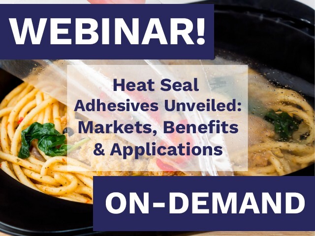heat seal webinar details overlay a microwaveable meal with film partially pulled back