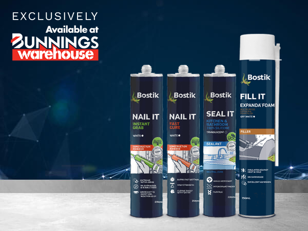 Bostik range at Bunnings
