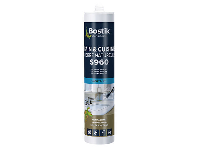 Mastic Colle Polymère Bostik MSP 106 Invisible Multi-usages 290 ml