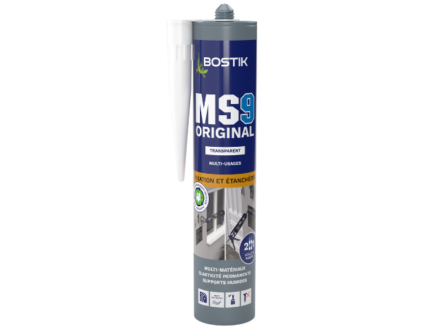 24 Cartouches MSP108 BOSTIK mastic de fixation Hautes performance Multi  Matériaux Blanc