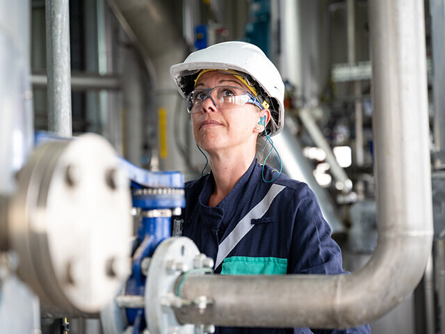 Gewerbliche Positionen Mitarbeiterin