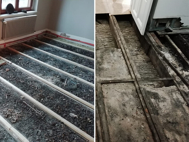 Dielung zurückgebaut
