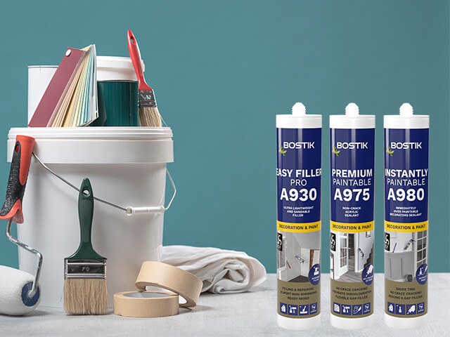 Range overview of paintable sealants