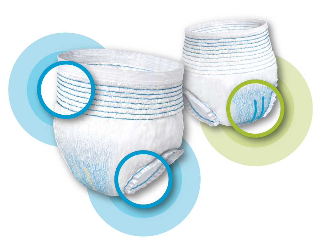 adult-diaper-and-baby-diaper-with-elastic-belly-and-waist-applications-highlighted