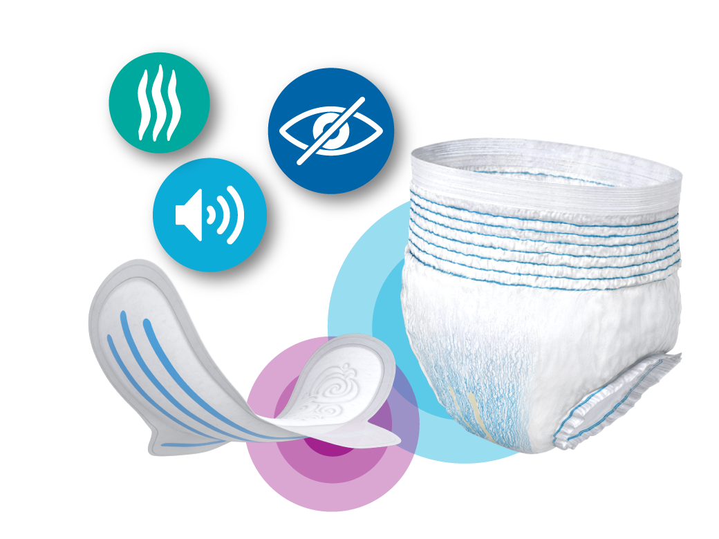 Feminine-pad-and-adult-diaper-with-odour-sound-and-visible-icons