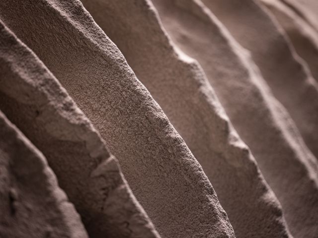 Close-up of textured aggregate material