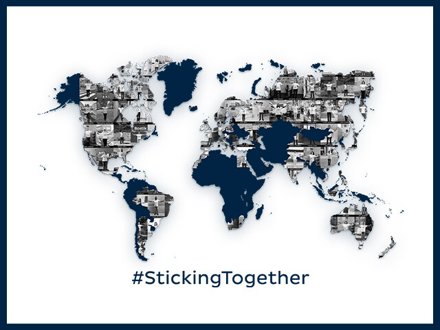 Sticking together map