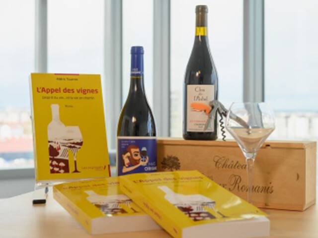 Book and wines