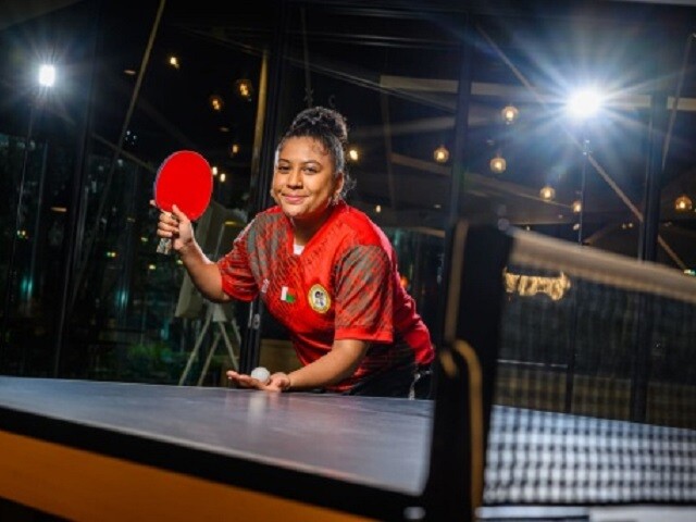 Table tennis, a family affair.