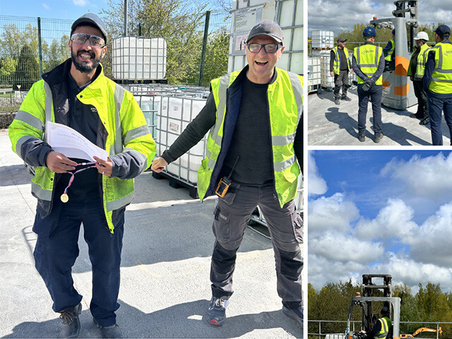 Compilation or bostik ireland forklift drivers completing the safety course