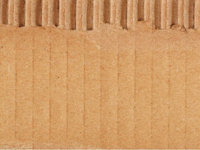 close up of cardboard