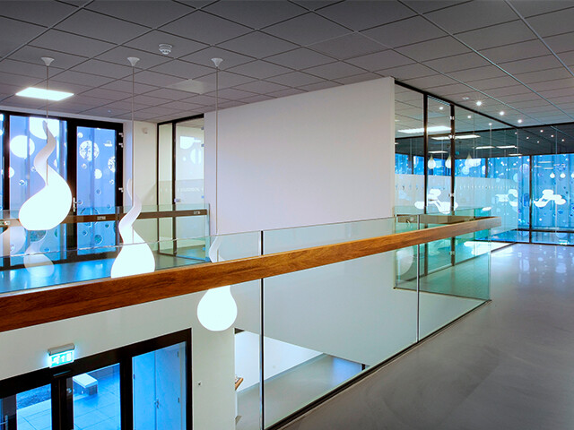 Dynamische lichtinval in Centre of Excellence