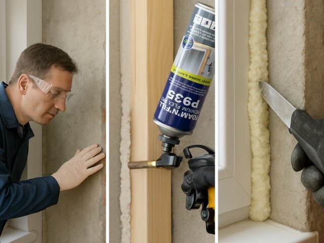 Hoe gebruik je PUR-schuim?