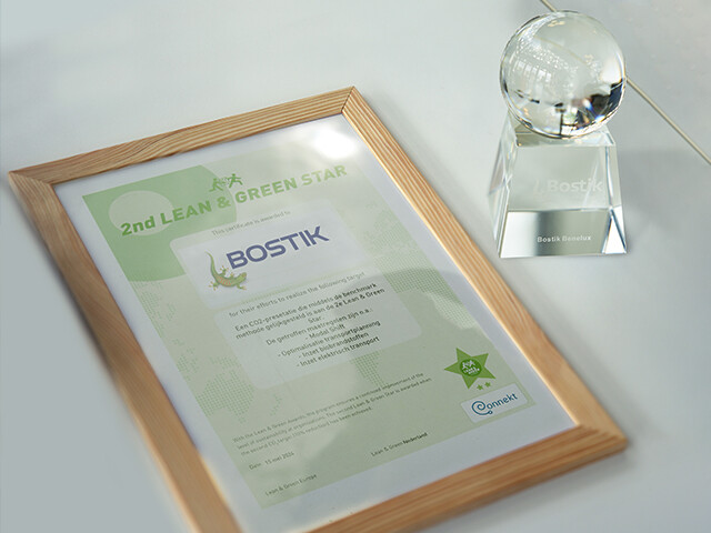 Behalen van de 2e Lean & Green Star