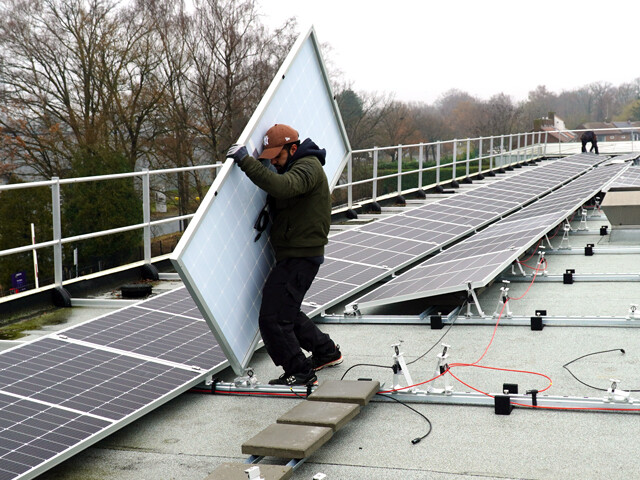 Installation of solar panels