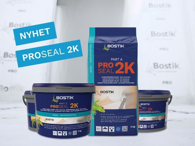 Sikre våtrommet ditt med  – med nye, allsidige PROSEAL 2K