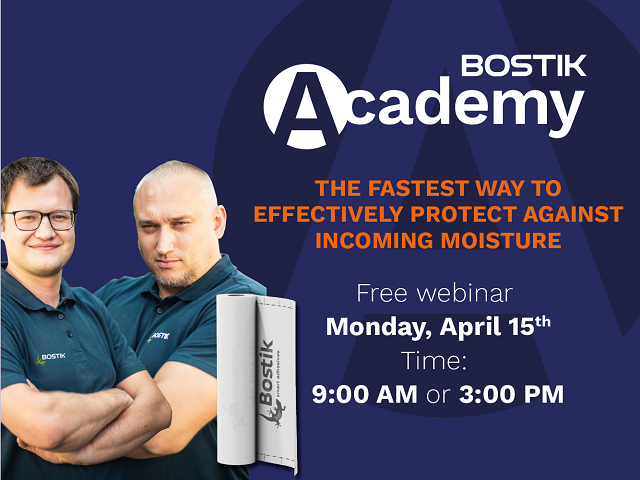 The fastest way to effectively protect against pressing moisture!