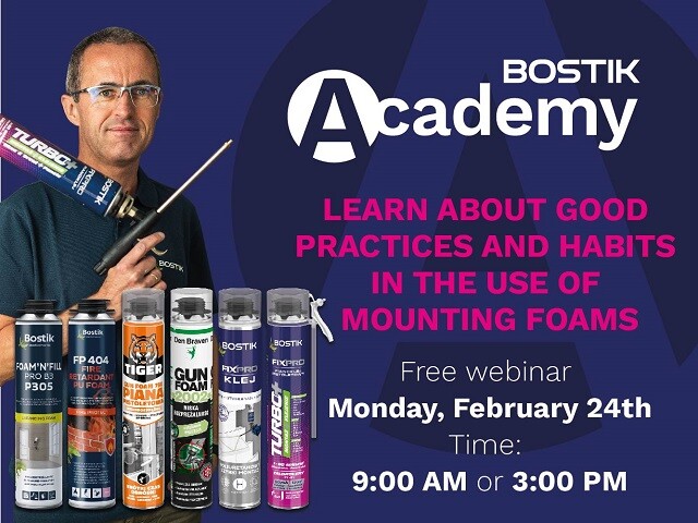 Learn about good practices and habits in the use of mounting foams