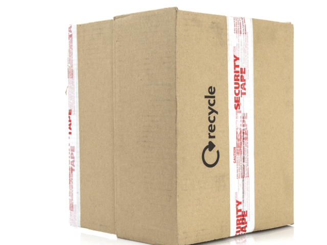 box with tamper evident tapes