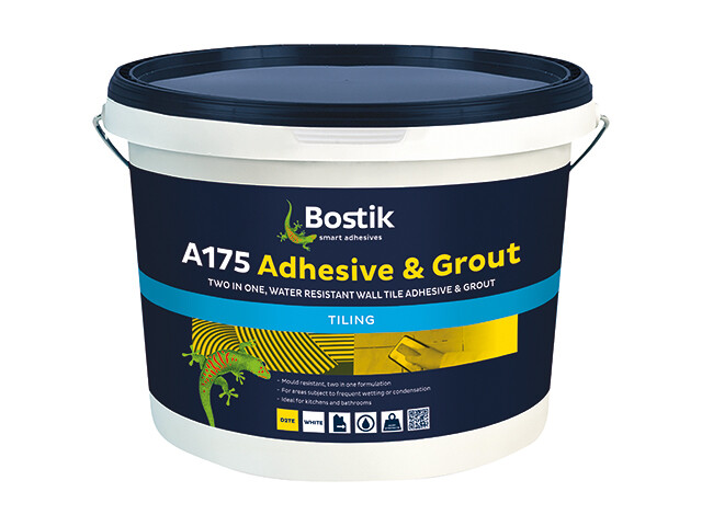 Bostik A175 Adhesive & Grout 5L 10L White 30610155 30610156.jpg