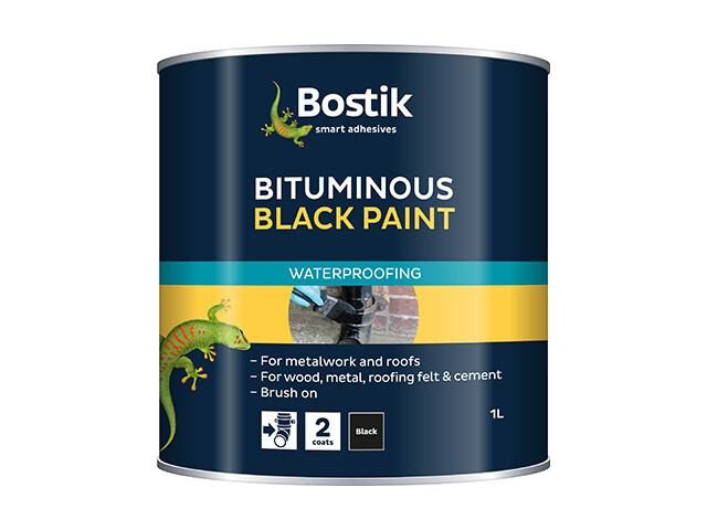 Bostik Bituminous Black Paint 1L Black - 30812217.jpg