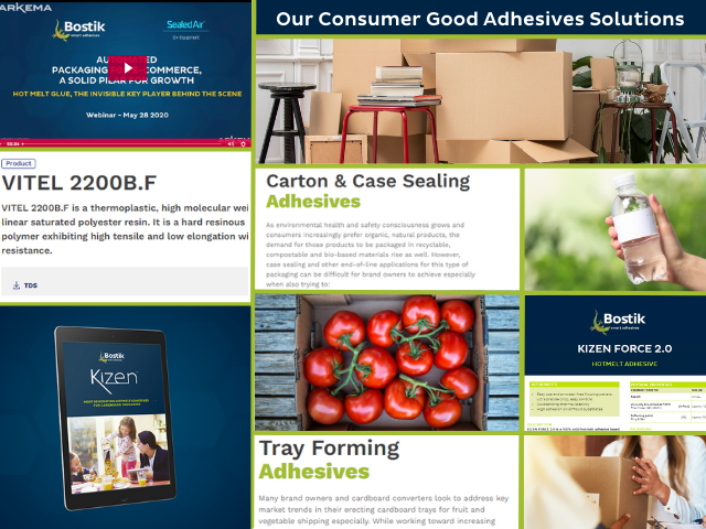 Consumer goods adhesive