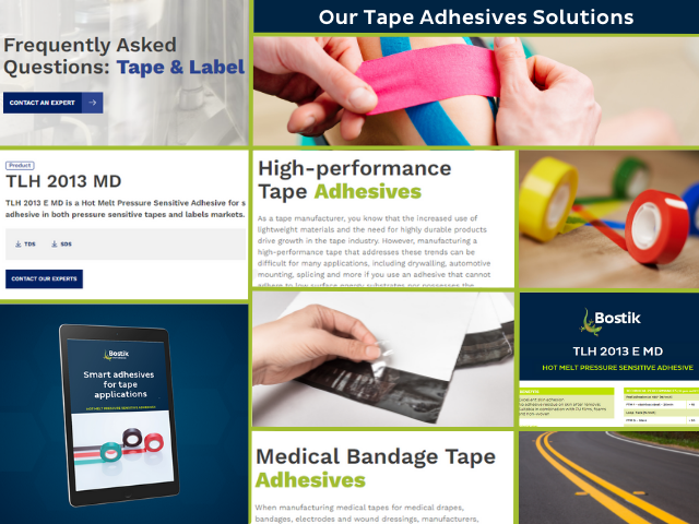 tape adhesives and sealans