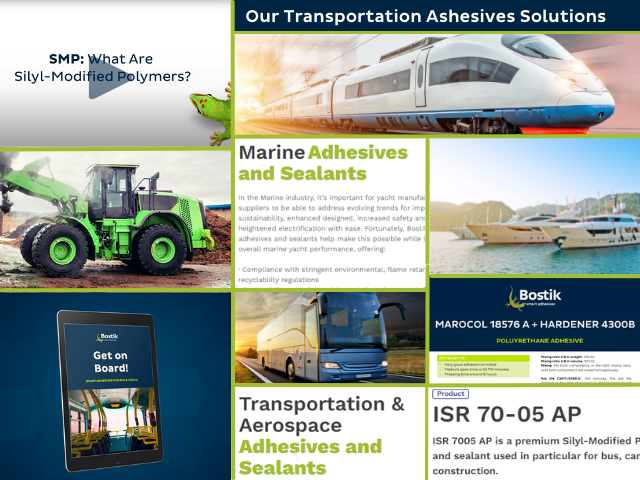 transportation and aerospace adhesives and sealants