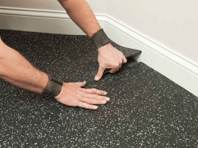 Bostik rubber flooring
