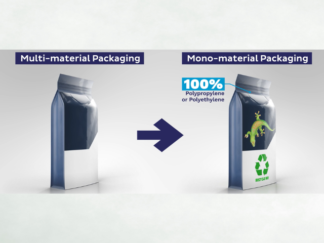 lamination adhesive for mono-material flexible packaging