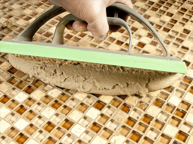 Bostik Grout Application