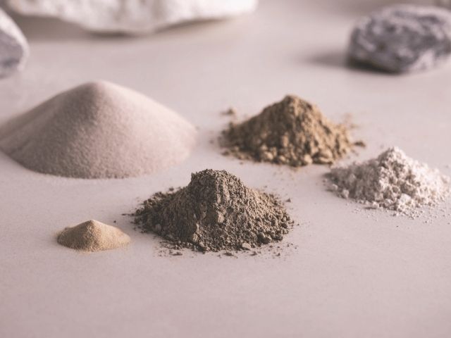 Stapels poedermaterialen voor vloeregaliseermiddel
