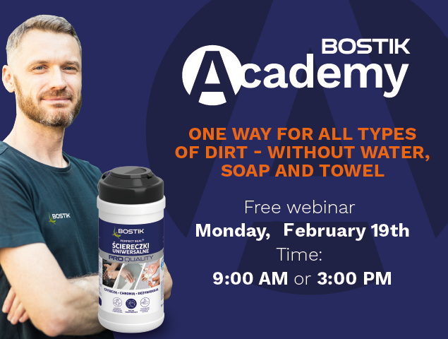 ONE WAY FOR ALL TYPES OF DIRT - WITHOUT WATER, SOAP AND TOWEL 