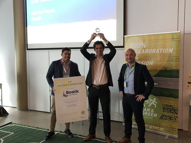 Bostik Benelux B.V. is officieel in het bezit van een Lean & Green star!