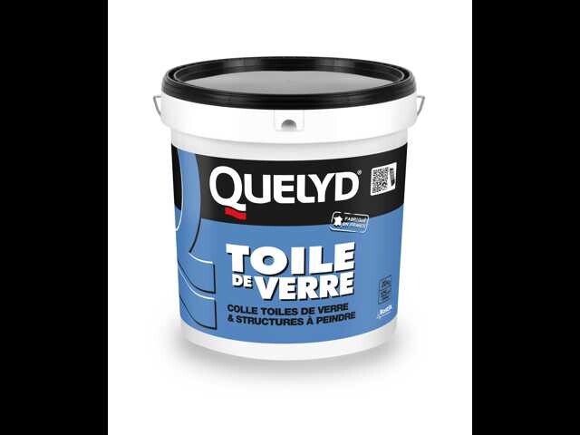 QUELYD TOILE DE VERRE - colle toile de verre - collage au plafond