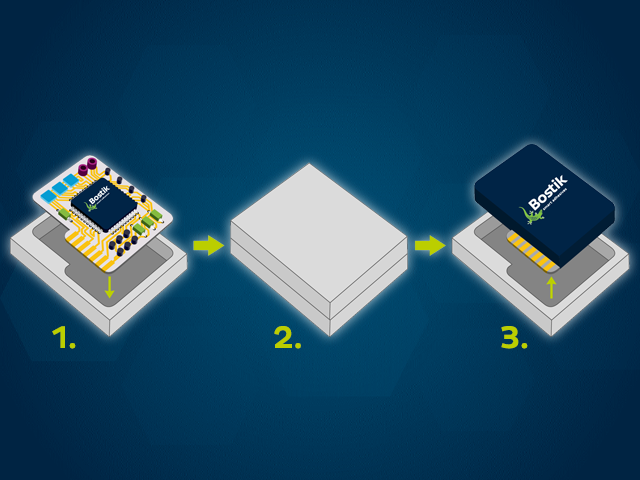 Low pressure molding adhesives