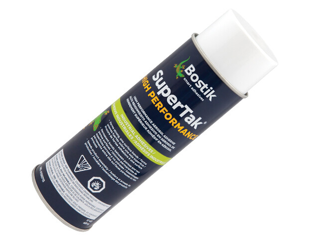 BOSTIK SUPERTAK HIGH PERFORMANCE AEROSOL ADHESIVE 17 OZ. CAN