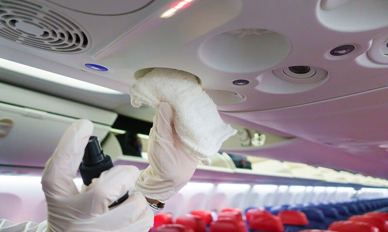 aircraft cleanliness